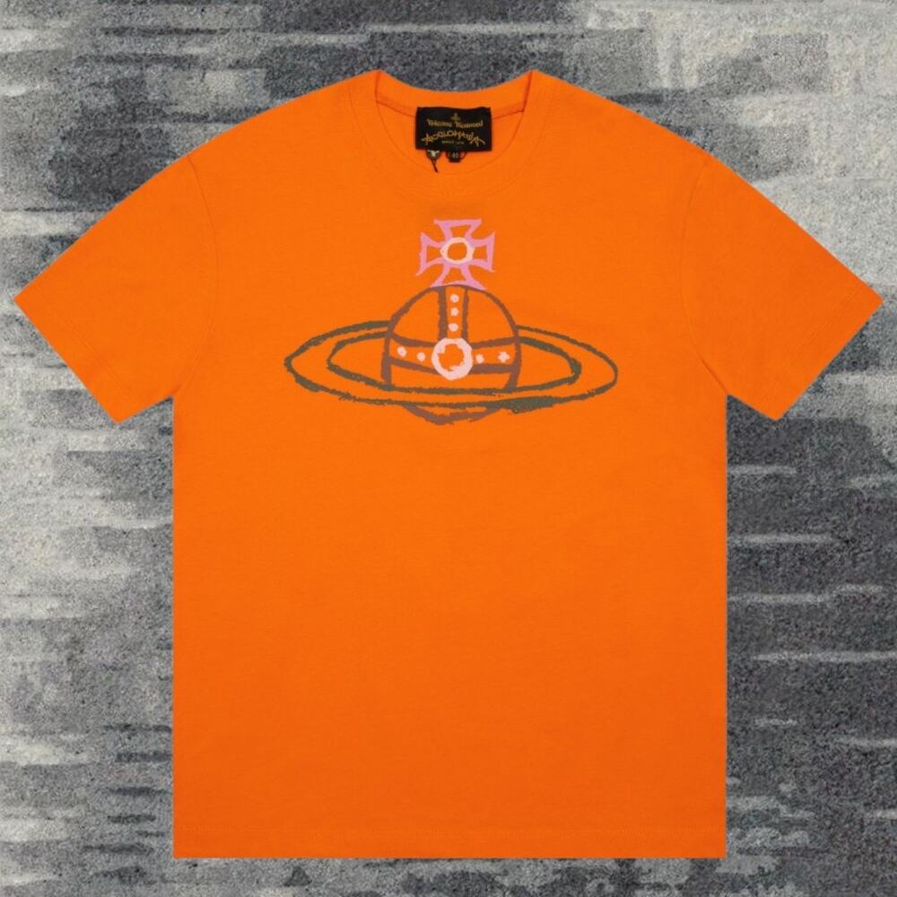 Vivienne Westwood Women's Orange Short Sleeve T-Shirt